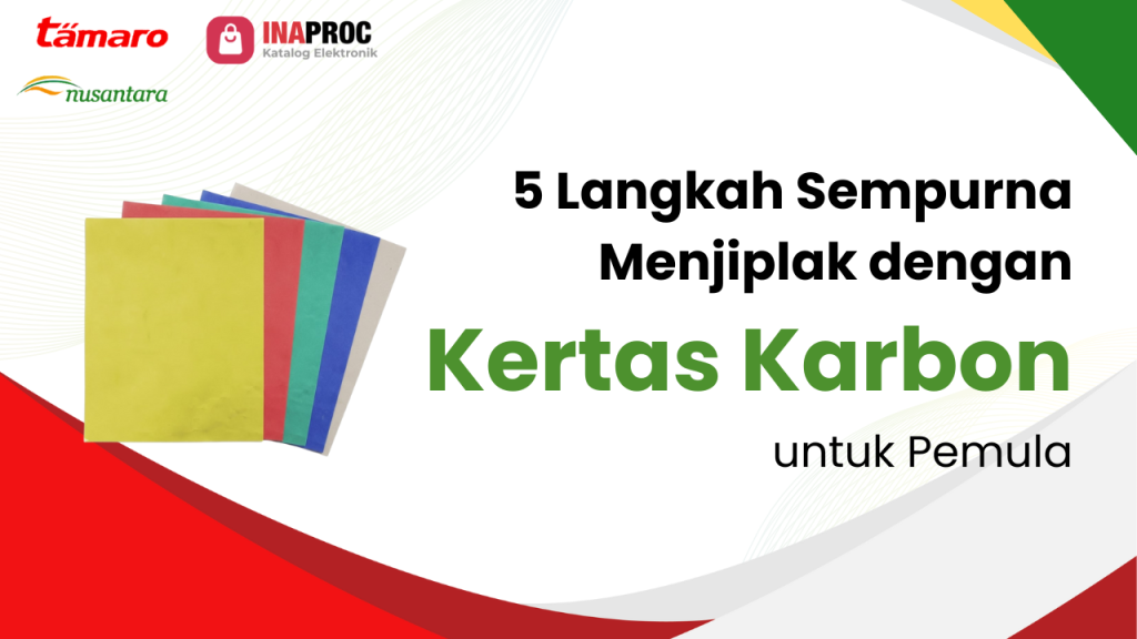 cara menjiplak dengan kertas karbon