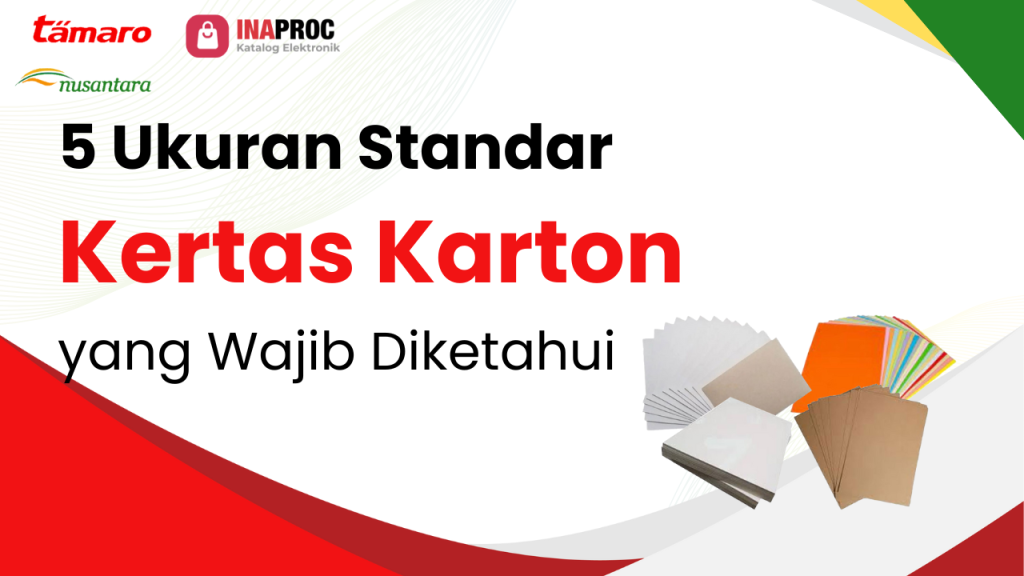 ukuran kertas karton
