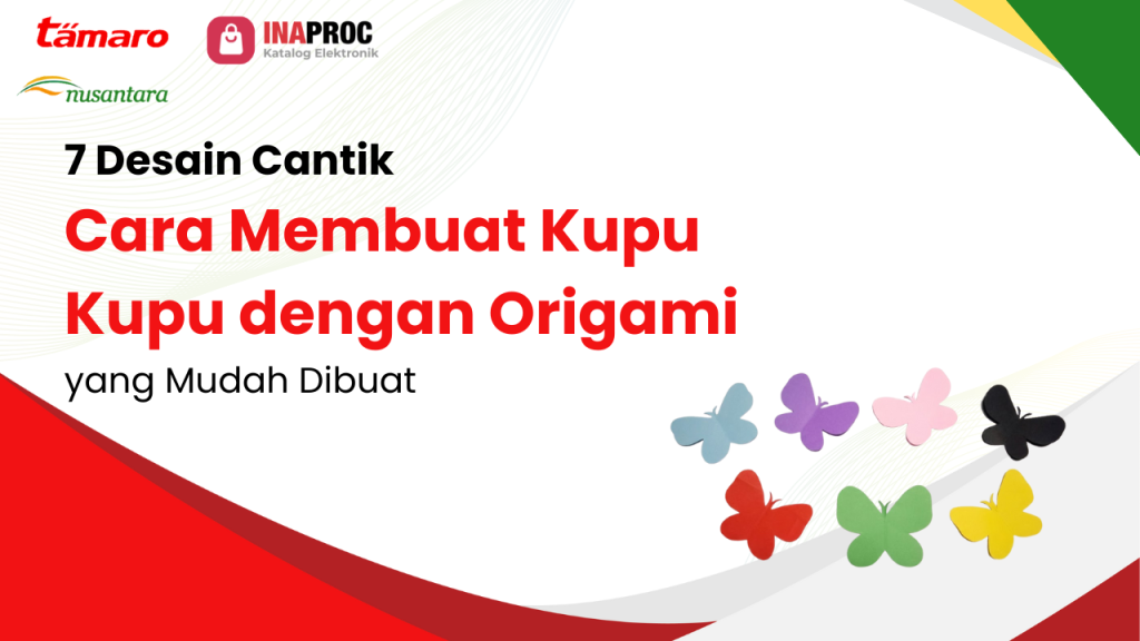 cara membuat kupu kupu dengan origami
