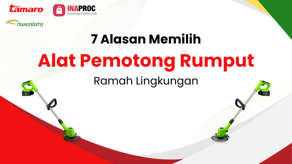 Alat pemotong rumput ramah lingkungan