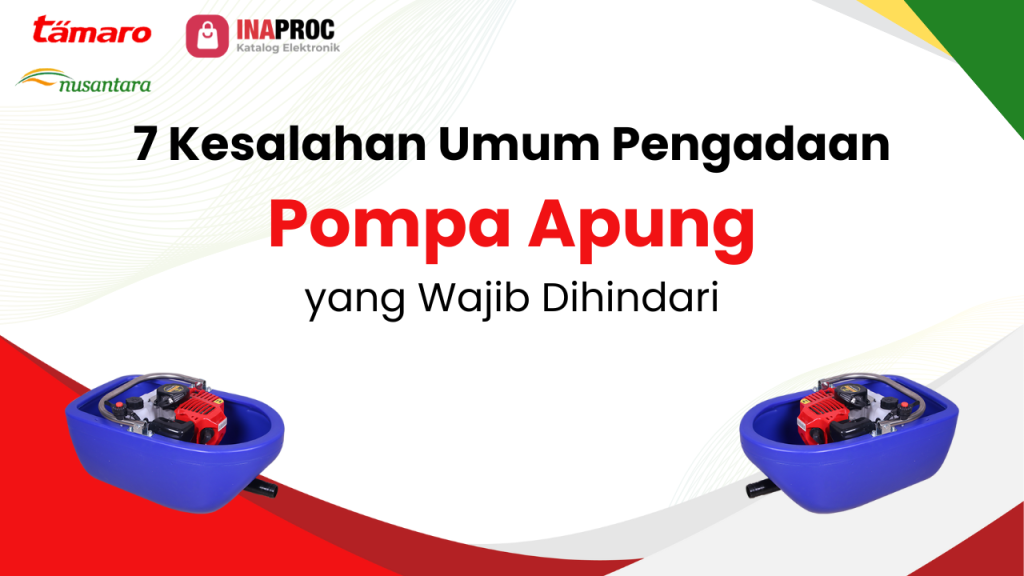 kesalahan umum pengadaan pompa apung