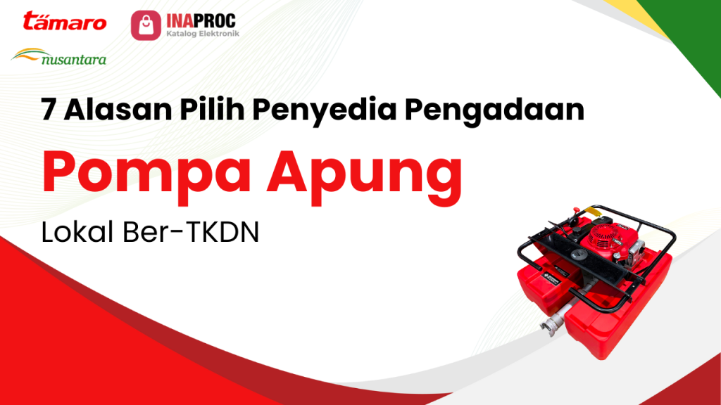 Lihat detail Penyedia Pengadaan Pompa Apung Ber-TKDN kami di e-Katalog Inaproc Tamaro Nusantara
