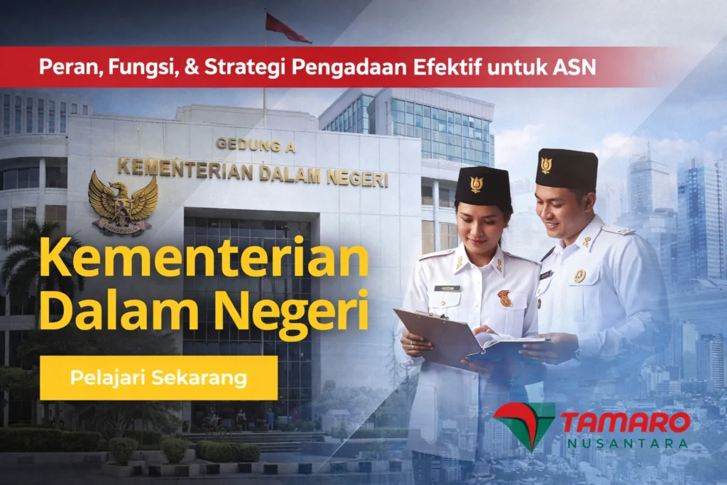 Ilustrasi Kementerian Dalam Negeri dan strategi pengadaan efektif untuk ASN bersama Tamaro Nusantara