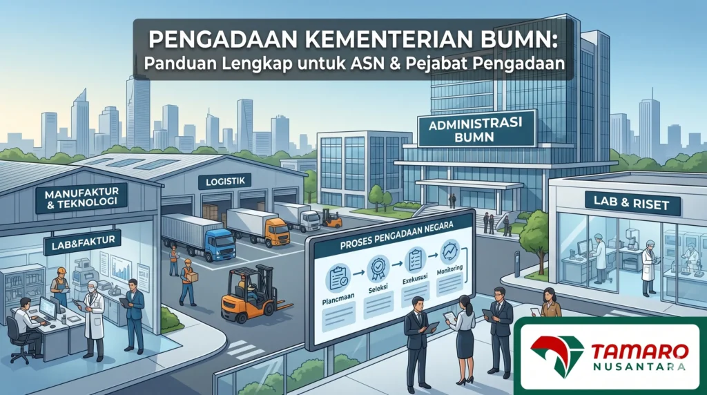 Ilustrasi proses pengadaan Kementerian BUMN untuk ASN dan vendor pemerintah