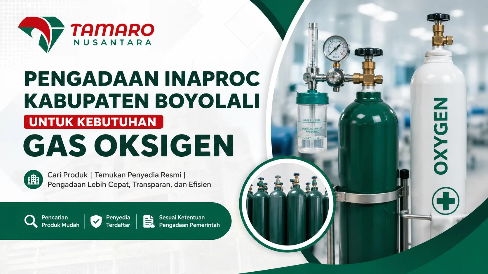 Pengadaan Inaproc Kabupaten Boyolali untuk kebutuhan gas oksigen melalui penyedia resmi di platform INAPROC