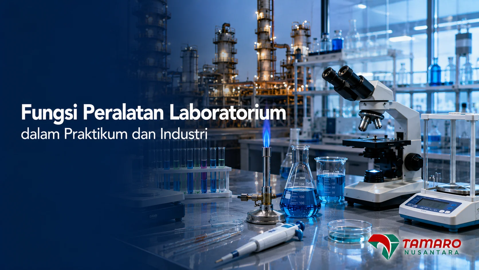 Beragam peralatan laboratorium digunakan untuk mendukung kegiatan praktikum, penelitian, dan pengujian di lingkungan laboratorium modern.