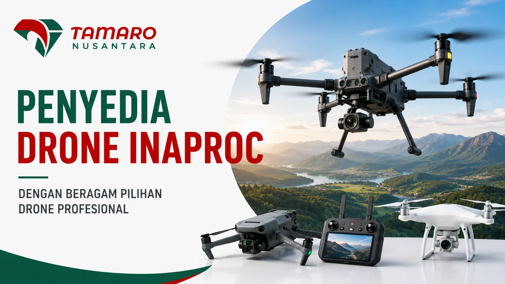 Penyedia Drone Inaproc dengan beragam pilihan drone profesional untuk kebutuhan instansi pemerintah.