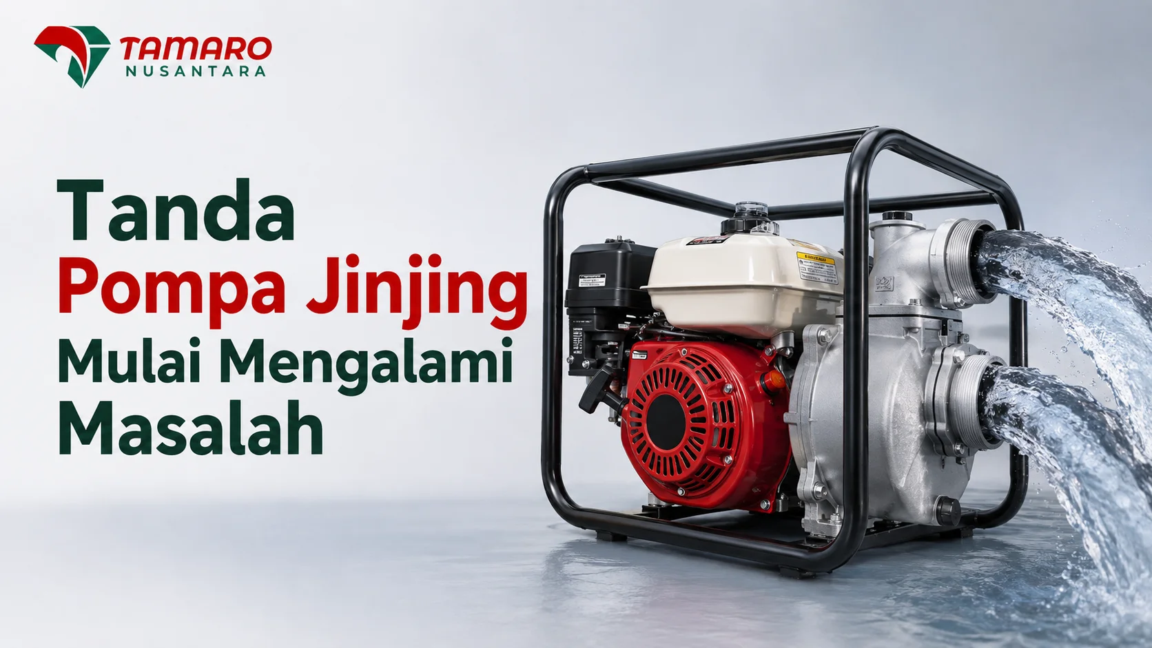 Katalog Pengadaan Water Pump INAPROC untuk pompa jinjing yang mulai mengalami masalah