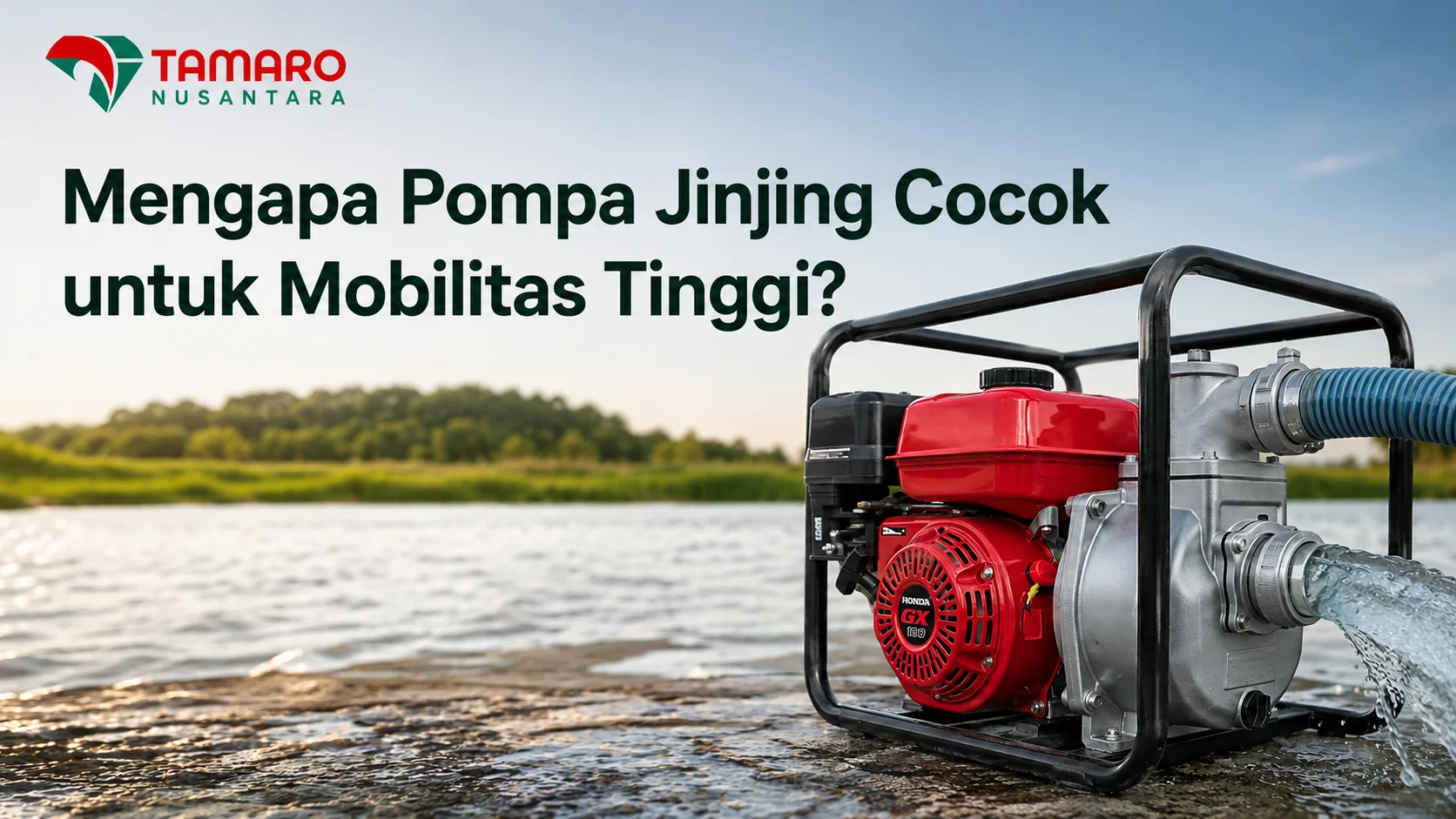 Pengadaan Water Pump INAPROC dengan pompa jinjing untuk kebutuhan mobilitas tinggi