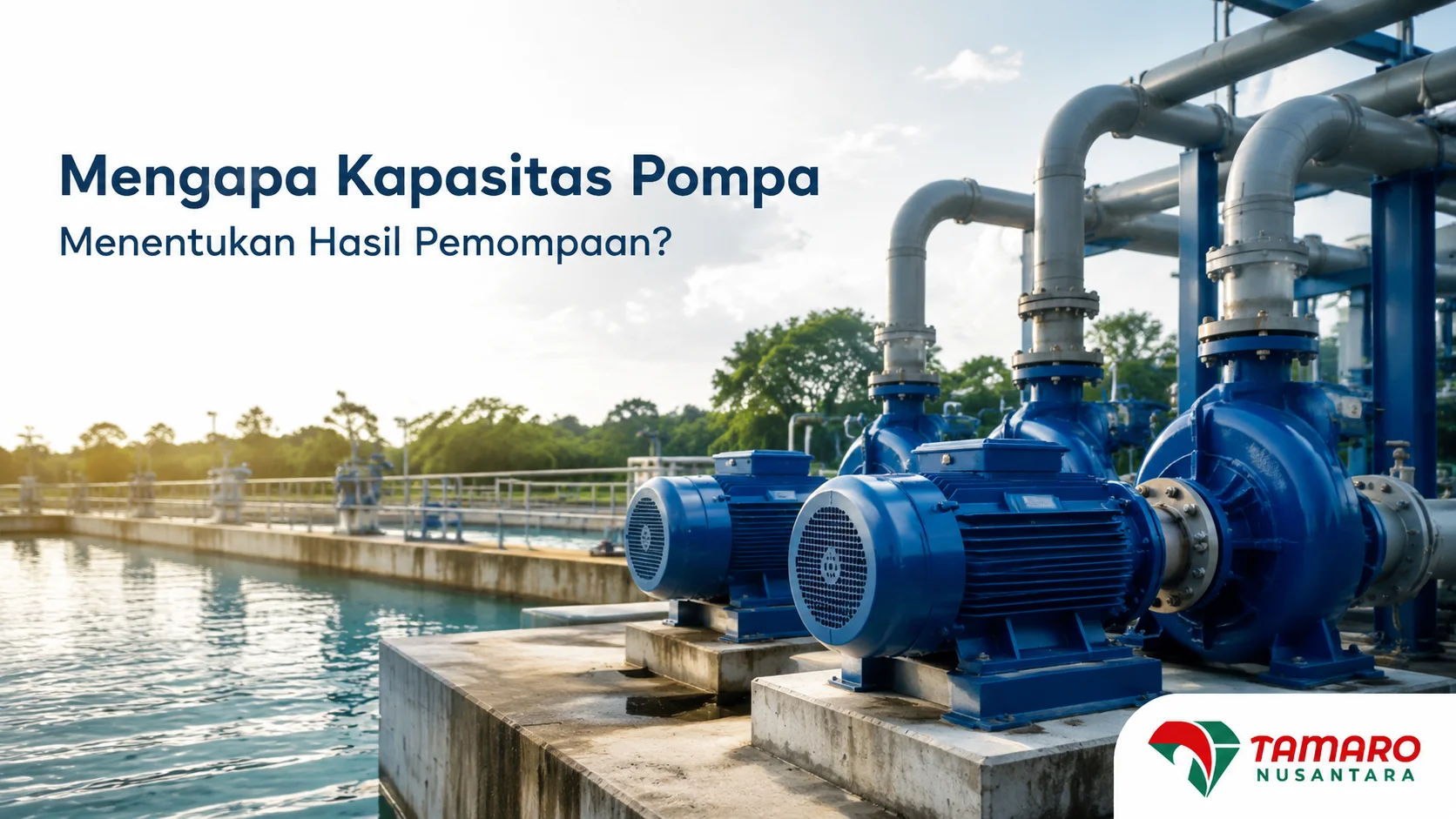 Kapasitas pompa menentukan hasil pemompaan pada sistem pompa industri