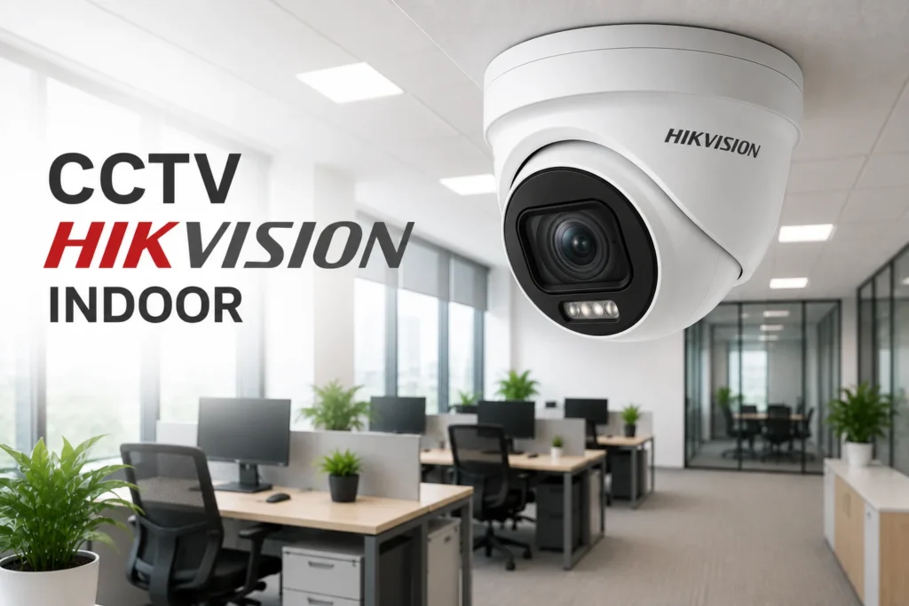CCTV Hikvision Indoor e-Katalog untuk keamanan dan pengawasan ruang kantor instansi.