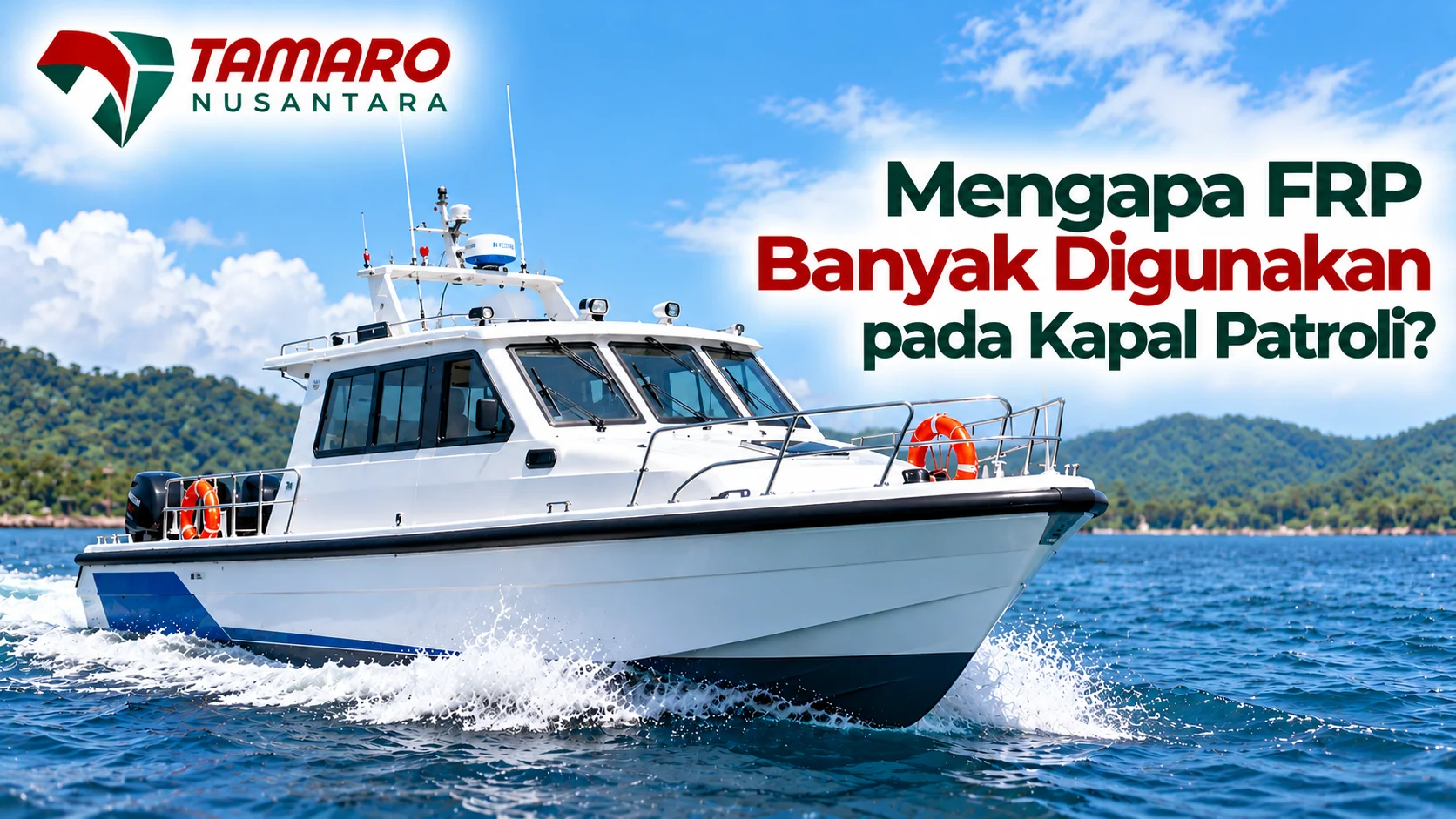 Supplier Perkapalan Pemerintah INAPROC menyediakan solusi pengadaan kapal patroli berbahan FRP untuk mendukung operasional instansi pemerintah, termasuk pengawasan wilayah perairan dan layanan maritim.