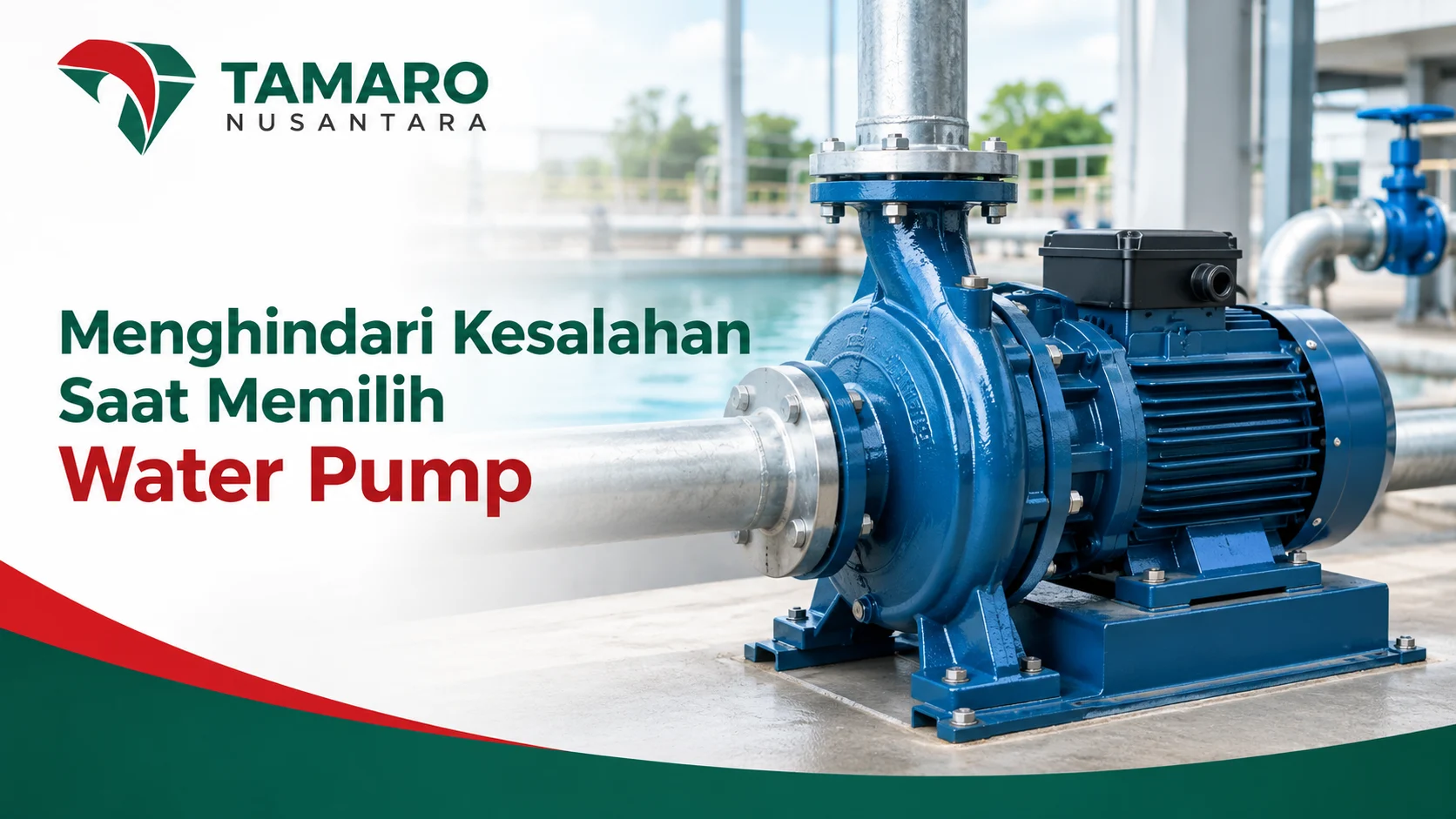 Profil PT Tamaro Nusantara Pengadaan Water Pump untuk kebutuhan pompa air industri dan pengadaan.